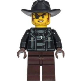 Lego CTY1651 Minifigures Sanitary Engineer Male Dark Turquoise Top Dark Orange Overalls and Legs Reddish Brown Flat Cap Mini Figür