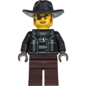 Lego CTY1651 Minifigures Sanitary Engineer Male Dark Turquoise Top Dark Orange Overalls and Legs Reddish Brown Flat Cap Mini Figür