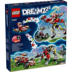 Lego Dreamzzz 71497 Cooper'ın Kaplan Robotu ve Zero'nun Hot Rod Arabası