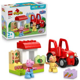 Lego Duplo 10468 2+ Yaş 18 Parça Peppa Pig Traktör ve Pazar