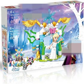 Lego Es3019-4 Karlar Ülkesi Frozen Serisi Yapılandırma Oyuncağı Elsa 78 Parça