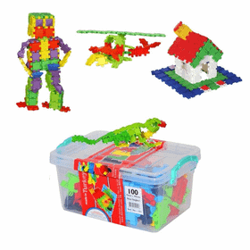 LEGO FLEXY TANGLES - 100 PARÇA plastik kutuda