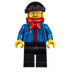 Lego HOL090 Winter Holiday Train Station Bus Driver Mini Figür