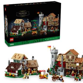 Lego Icons 10332 Medieval Town Square 3304 Parça Renkli Oyun Seti