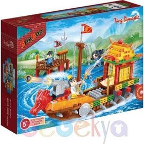 Lego ile Uyumlu 372 Parçalı Savaşcı Korsan Ninja Gemisi Ninja Lego Seti