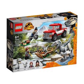 Lego Jurassic World 76946 Blue ve Beta Velociraptor Yakalama