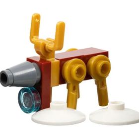Lego Marvel Mikro Yapılar Day 8 Iron Man Reindeer With Snow Piles Mini Model
