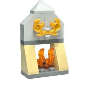 Lego Mikro Yapılar Harry Potter Day 19 Fireplace With Reindeer Horn Three Broomsticks Inn