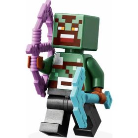 Lego Minecraft Orc Warrior Orijinal Minifigür