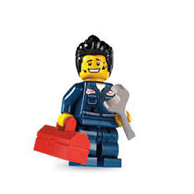 Lego Minifigür Seri 6 8827 Mechanic