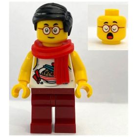 Lego MK062 Mr.Tang Dark Red Legs Mini Figür
