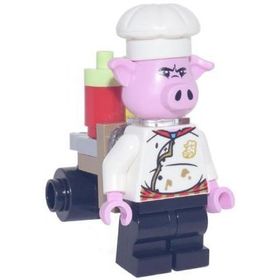 Lego MK067 Pigsy White Chef Jacket Mini Figür