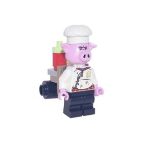 Lego MK067 Pigsy White Chef Jacket Mini Figür