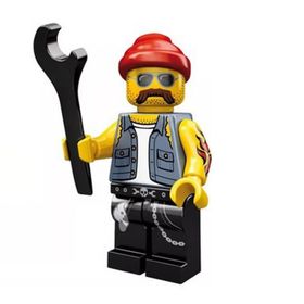 Lego Seri 10 71001 Motorcycle Mechanic Figür