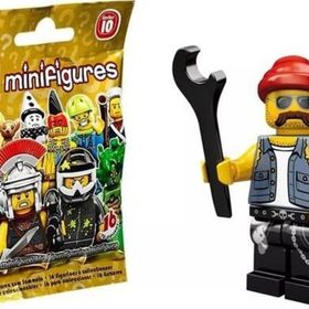 Lego Seri 10 71001 Motorcycle Mechanic Figür