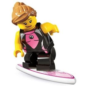 Lego Seri 4 8804 Surfer Girl Figür Lego