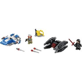 Lego Star Wars The Last Jedi A-Wing vs. TIE Silencer Microfighte