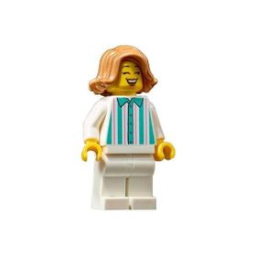 Lego TWN403 Donut Doughnut Shop Clerk Mini Figür