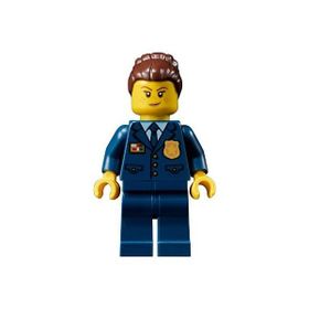 Lego TWN406 City Police Officer Female Minifigür
