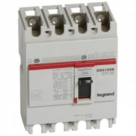 Legrand 027038 Drx 100N 4 Kutuplu 20 kA 100 A Sabit Tip Kompakt Şalter