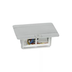 Legrand 054011 4 Modül Mat Alüminyum Donalabilir Masa Döşeme Altı Buat