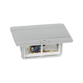 Legrand 054011 4 Modül Mat Alüminyum Donalabilir Masa Döşeme Altı Buat
