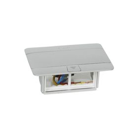 Legrand 054011 4 Modül Mat Alüminyum Donalabilir Masa Döşeme Altı Buat