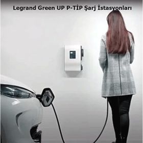 Legrand 059002 Greenup 3 Faz 22kw Ip44 Ev Tipi Elektrikli Akıllı Hızlı Şarj İstasyonu
