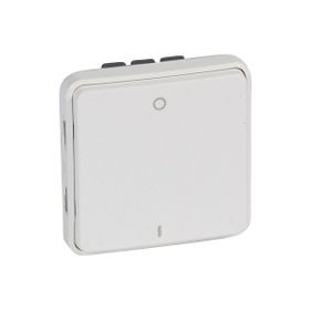 Legrand 070727 Plexo Beyaz IP55 Çift Kutuplu Antimikrobiyel Anahtar
