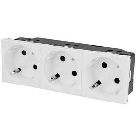 Legrand 077253 Sistem Armada 3X45 Şebeke Beyaz Priz