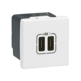 Legrand 077590 Telefon Şarjı için 5 Volt 3 Amper C+C Tipi İkili Usb Priz