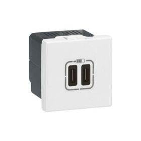 Legrand 077590 Telefon Şarjı için 5 Volt 3 Amper C+C Tipi İkili Usb Priz