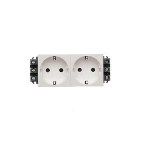 Legrand 077602 4 Modül Sistem Armada İkili Topraklı Beyaz Priz
