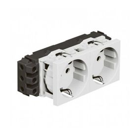 Legrand 077602 4 Modül Sistem Armada İkili Topraklı Beyaz Priz