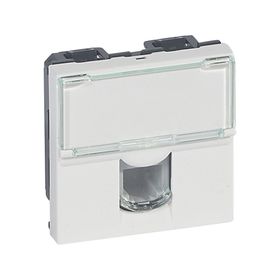 Legrand 078731 Armada Beyaz 2 Modül Rj11 4 Kontak Telefon Prizi