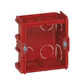 Legrand 080141 Batibox Birleştirilebilen 40 mm Derinlik Kare Tekli Buat