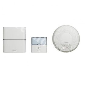 Legrand 094272 Bir Buton İki Zil Kablosuz Zil Seti