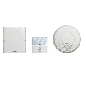 Legrand 094272 Bir Buton İki Zil Kablosuz Zil Seti