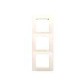 Legrand 3245067673331 767333 Salbei Beyaz Üçlü Dikey Çerçeve