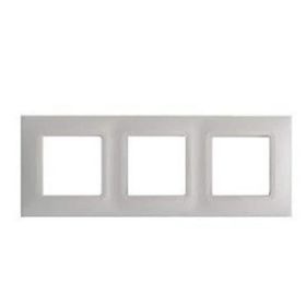 Legrand 3245067673331 767333 Salbei Beyaz Üçlü Dikey Çerçeve