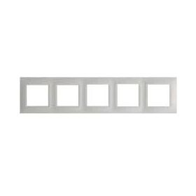 Legrand 3245067673355 767335 Salbei Beyaz Beşli Yatay Çerçeve