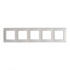 Legrand 3245067673355 767335 Salbei Beyaz Beşli Yatay Çerçeve
