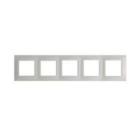 Legrand 3245067673355 767335 Salbei Beyaz Beşli Yatay Çerçeve