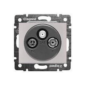 Legrand 3245067701362 TV RD Sat Priz Sonlu 2400 Mhz Valena Alüminyum