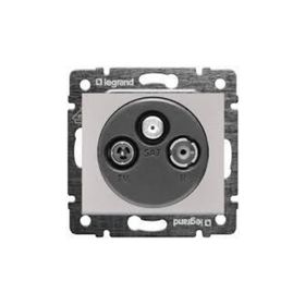 Legrand 3245067701362 TV RD Sat Priz Sonlu 2400 Mhz Valena Alüminyum
