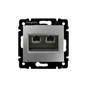 Legrand 3245067701393 RJ11 4 Kontak 2 Çıkış Valena Alüminyum