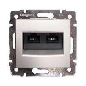 Legrand 3245067702314 RJ45 Cat5e UTP 2 Çıkış Valena Alüminyum