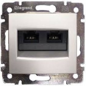 Legrand 3245067702314 RJ45 Cat5e UTP 2 Çıkış Valena Alüminyum