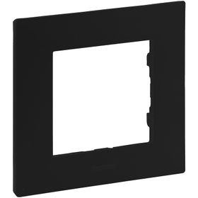 Legrand 3414971114227 768671 Raventi Siyah Tekli Çerçeve