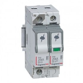 Legrand 412224 Tip 2 C Tipi 1K+N 20 kA Sayaç Sonrası Parafudr